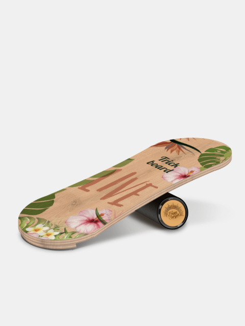 Produkt przykładowy: Trickboard L Live Totem z czarnym wałkiem, do balansownia