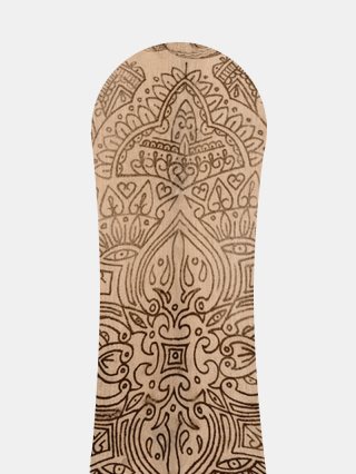 Produkt przykładowy: Trickboard L Warrior Totem z czarnym wałkiem, do balansownia